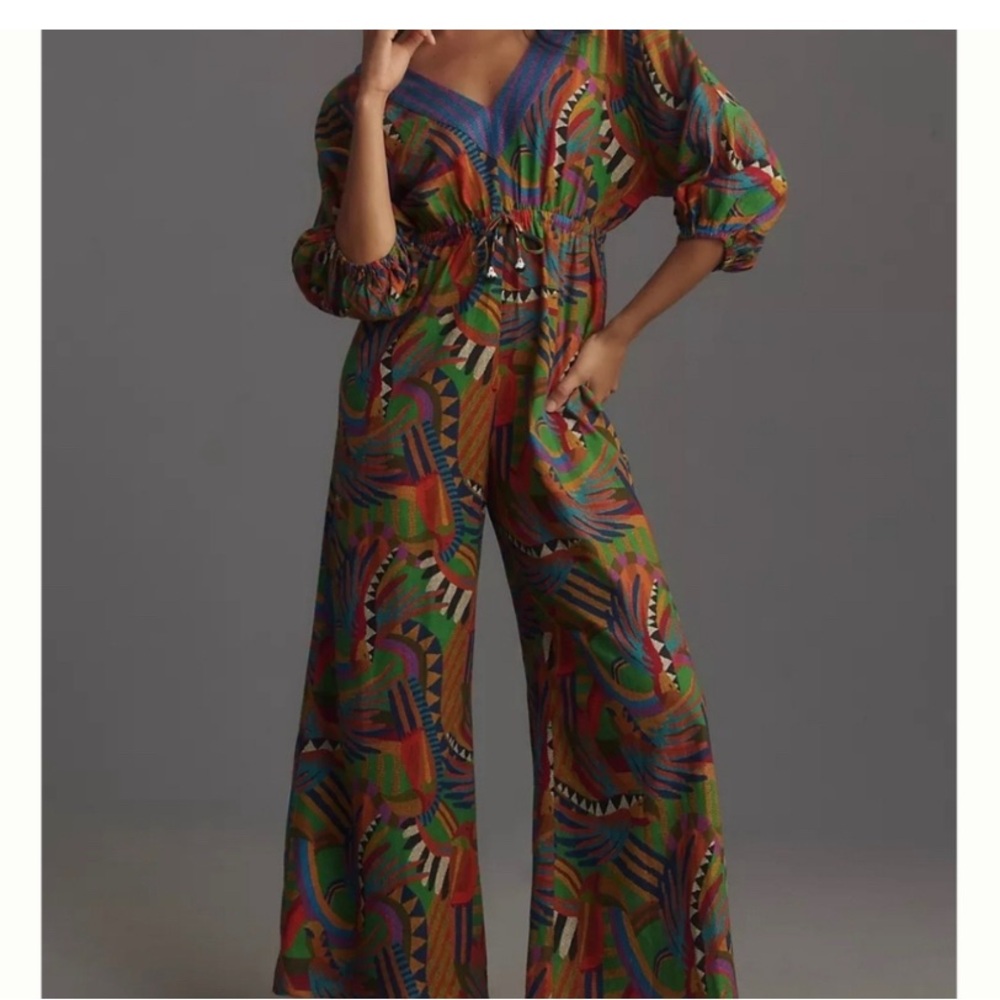 Farm Rio wide leg jumpsuit new with tags